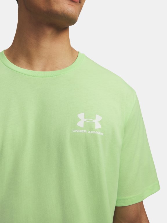 Футболка Under Armour Sportstyle Lc SS Man gray green