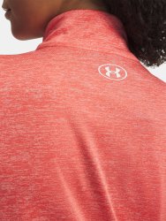 Футболка Under Armour Tech 1/2 Zip- Twist Wmn Red
