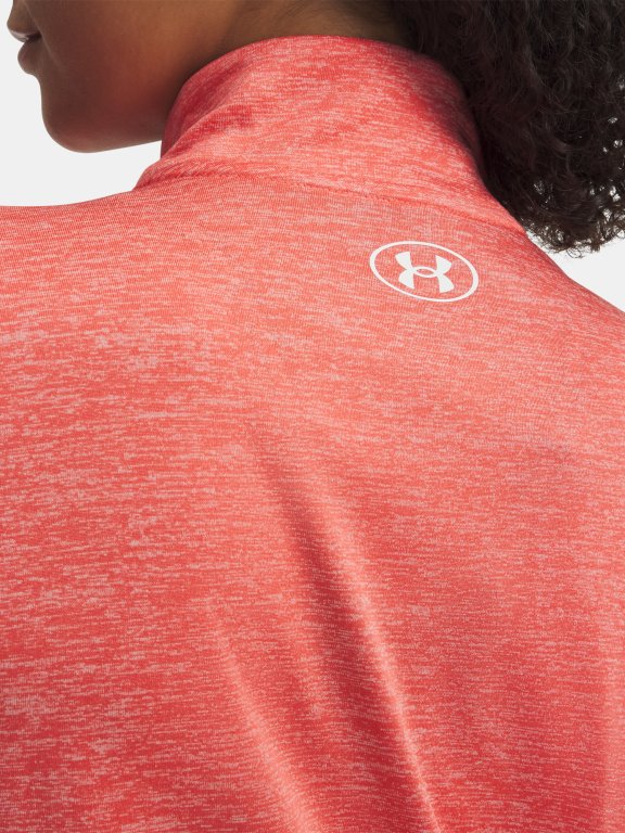 Футболка Under Armour Tech 1/2 Zip- Twist Wmn Red