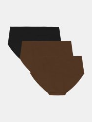 Under Armour Pure Stretch No Show Hipster-Solid Wmn Brown