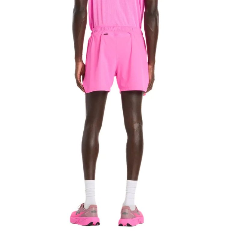 Kraťasy New Balance RC Short 5" M - růžová