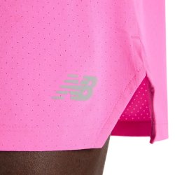 Kraťasy New Balance RC Short 5" M - růžová