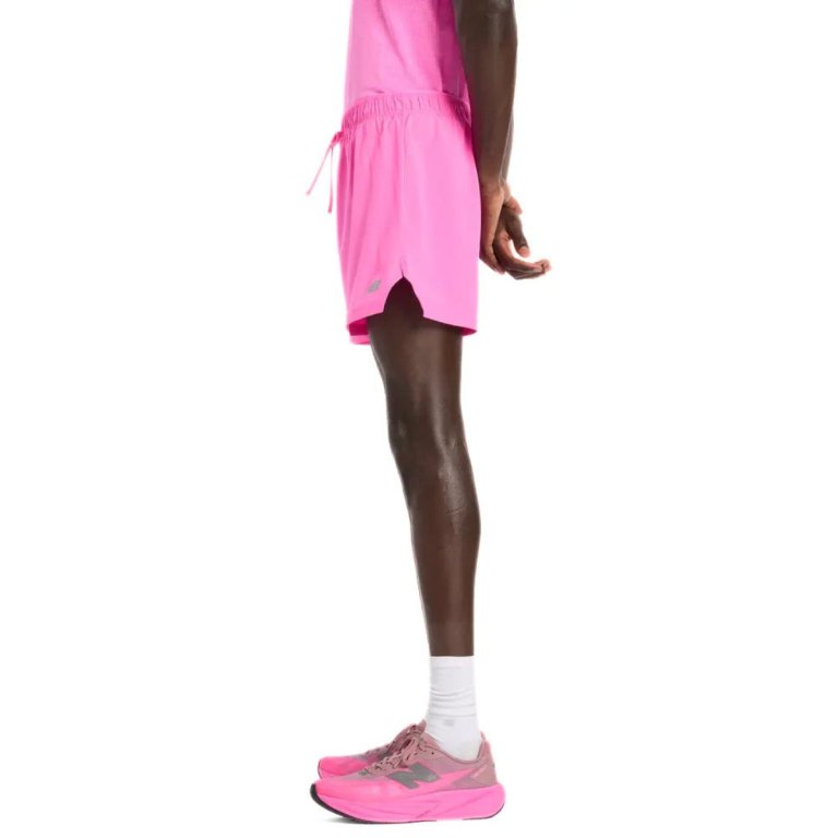 Kraťasy New Balance RC Short 5" M - růžová
