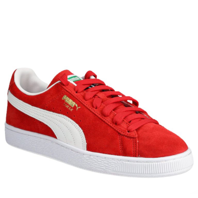 Кросівки Puma Suede Classic - червоно/білі