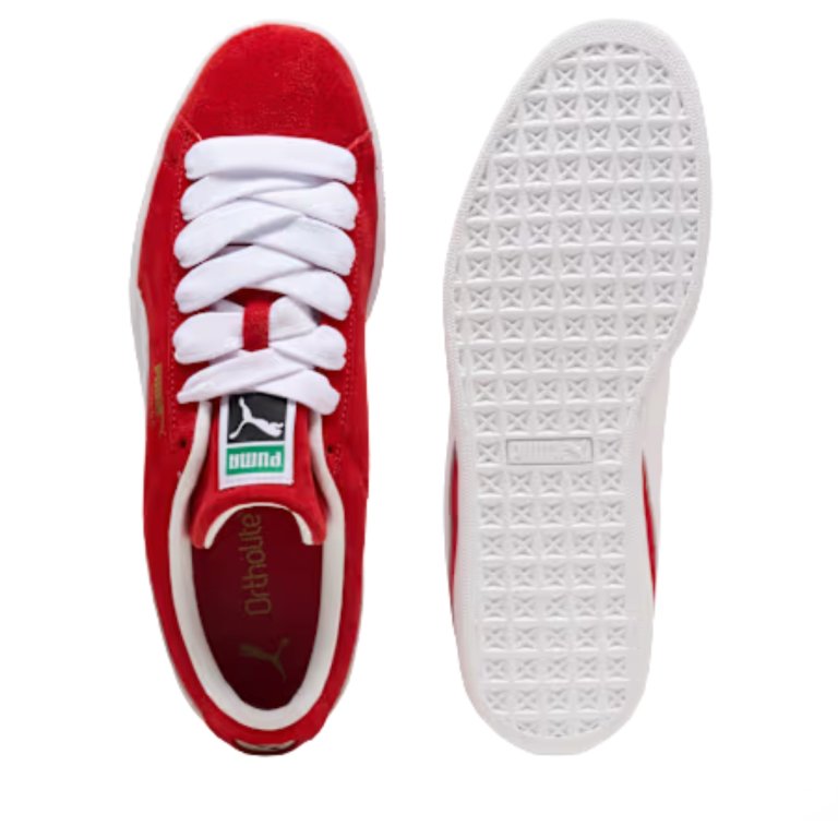 Кросівки Puma Suede Classic - червоно/білі