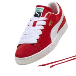 Кросівки Puma Suede Classic - червоно/білі
