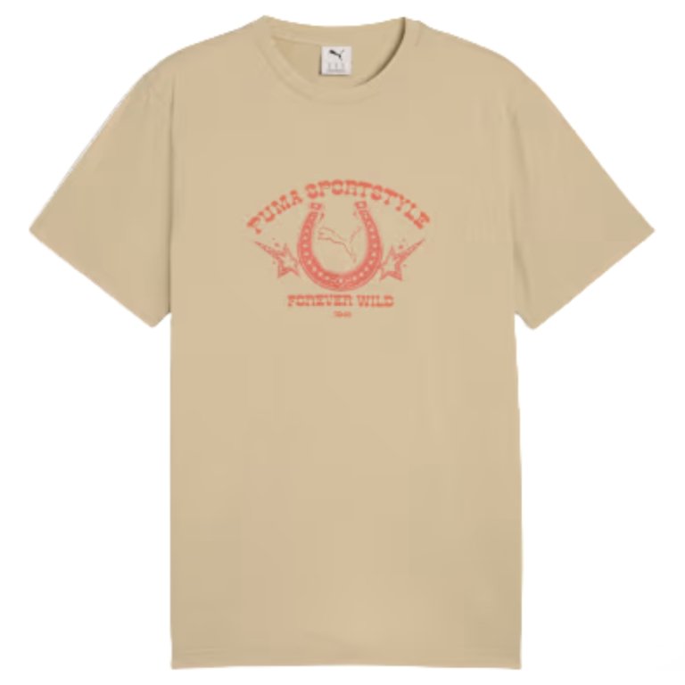 Футболка Puma Graphic Retro Americana Washed Tee M - бежева