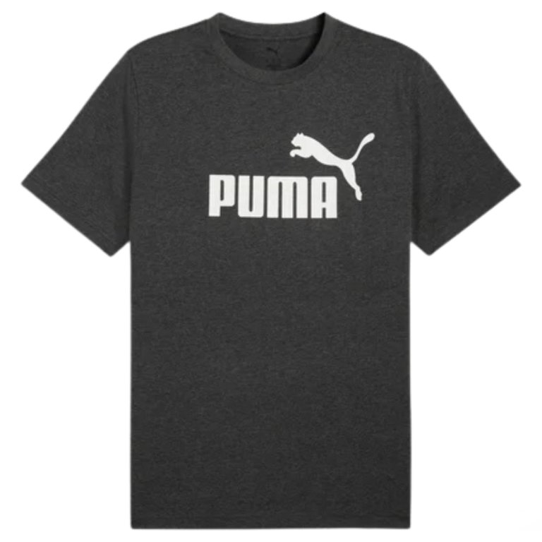 Футболка Puma ESS № 1 Logo Heather Tee M - темно-сіра