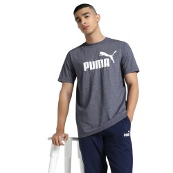 Футболка Puma ESS № 1 Logo Heather Tee M - сіра