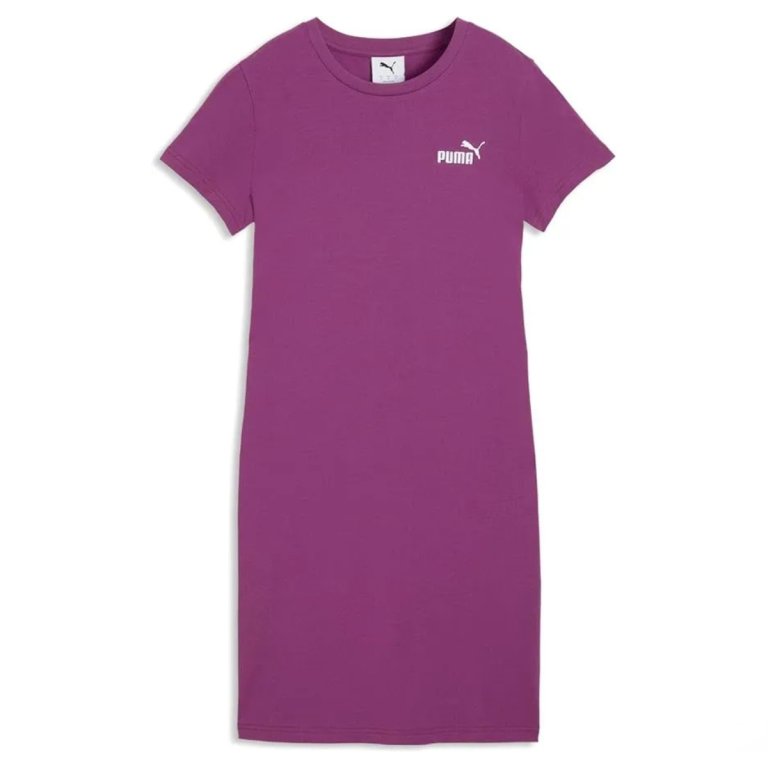 Сукня Puma ESS Small No. 1 Logo Slim Dress W - фіолетова