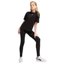 Футболка Puma ESS Centered Cat Logo Boxy Tee J - чорна