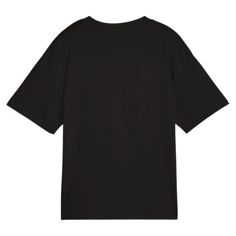 Футболка Puma ESS Centered Cat Logo Boxy Tee J - чорна