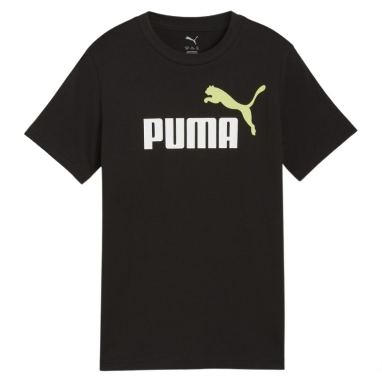 Футболка Puma ESS 2 Color No.1 Logo Tee J - чорна