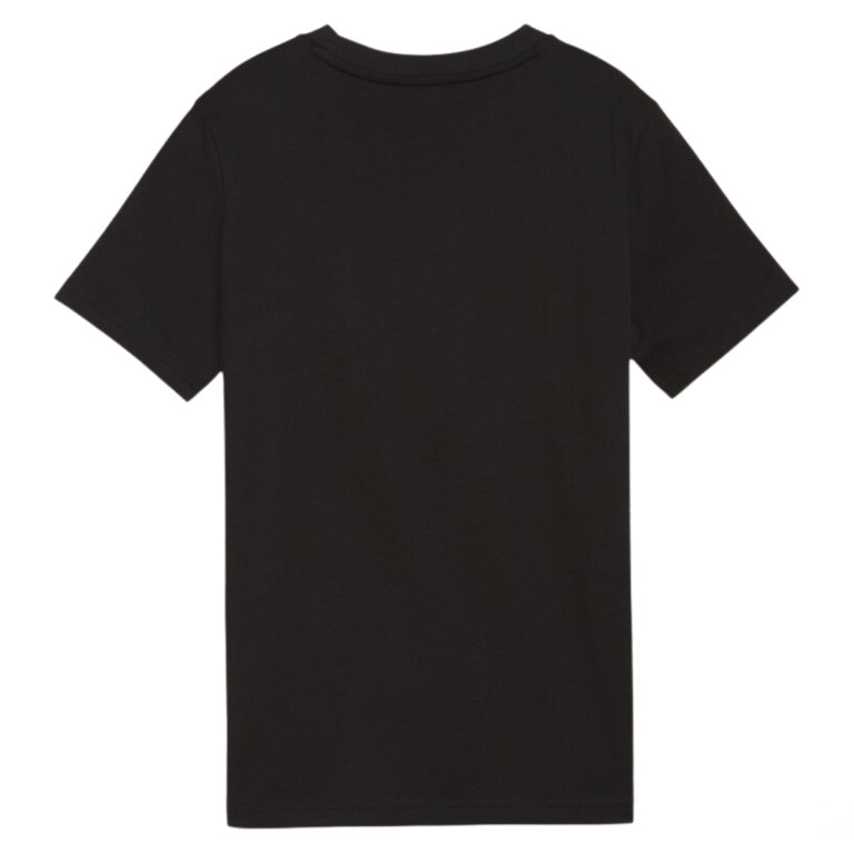Футболка Puma ESS 2 Color No.1 Logo Tee J - чорна