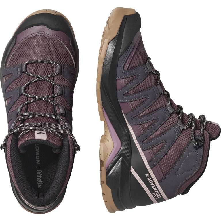 Черевики Salomon X-Adventure Recon Mid GTX W - фіолетові