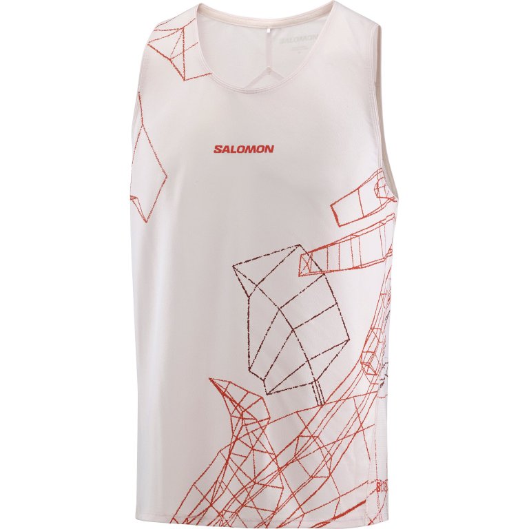 Salomon S/LAB Speed Singlet M - білий