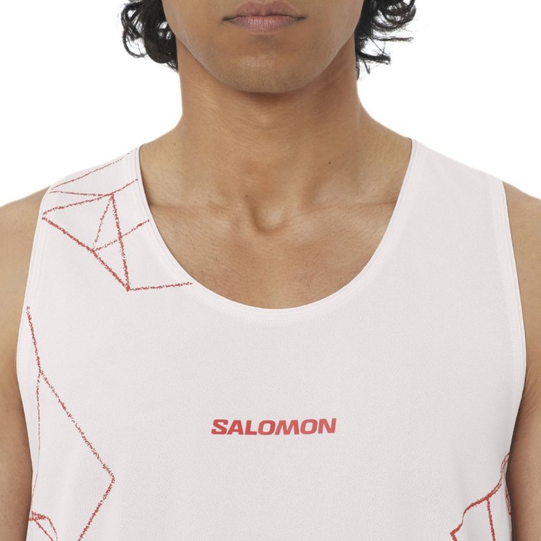 Salomon S/LAB Speed Singlet M - білий