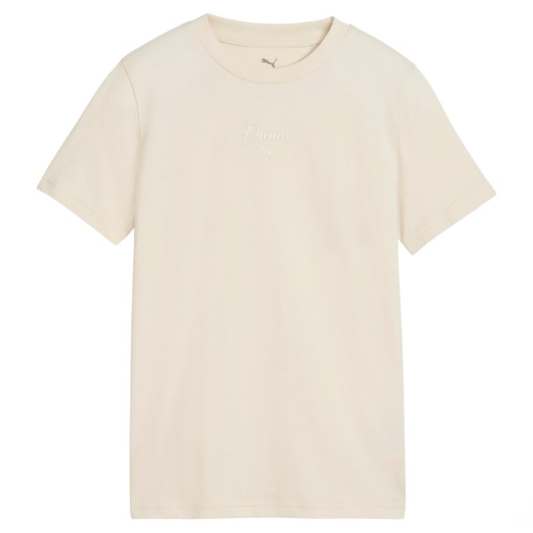 Футболка Puma ESS Script Tee J - бежева