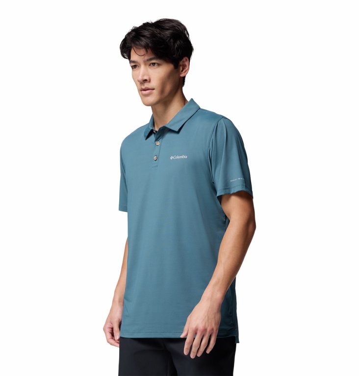 Футболка Columbia Tech Trail™ Utility Polo M - синя