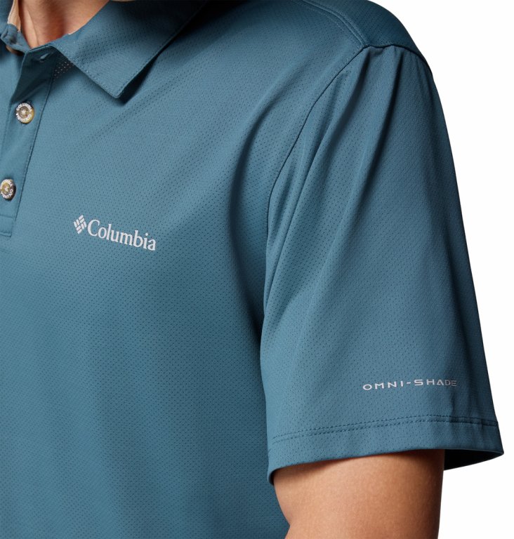 Футболка Columbia Tech Trail™ Utility Polo M - синя