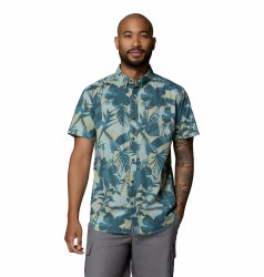 Сорочка Columbia Rapid Rivers™ Printed Short Sleeve Shirt M - синя