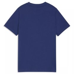 Футболка Puma Ess Small No.1 Logo Centered Tee J - темно-синя