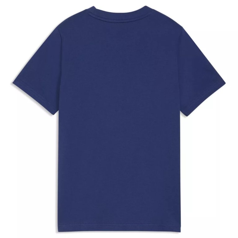 Футболка Puma Ess Small No.1 Logo Centered Tee J - темно-синя