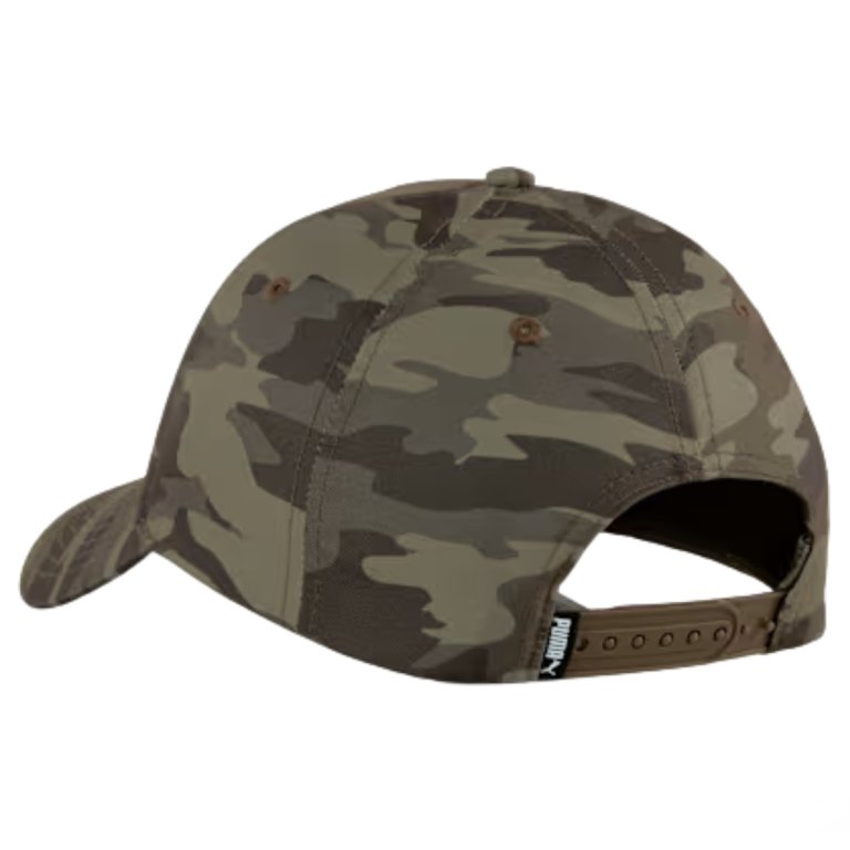 Кепка Puma Ess Elevated AOP BB Cap - темно-зелена