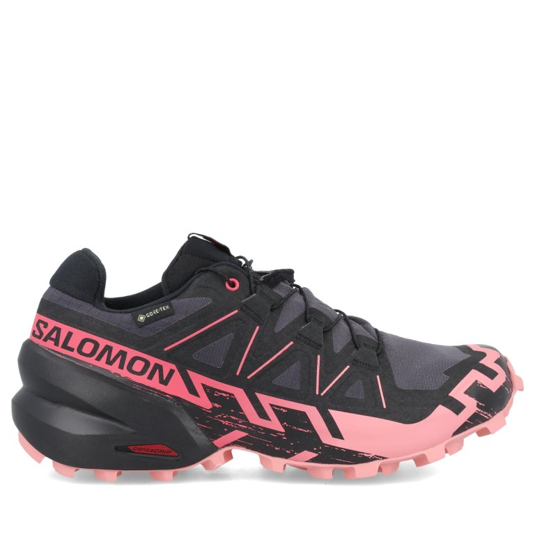 Кросівки Salomon Speedcross 6 GTX W - чорно/сіро/рожеві