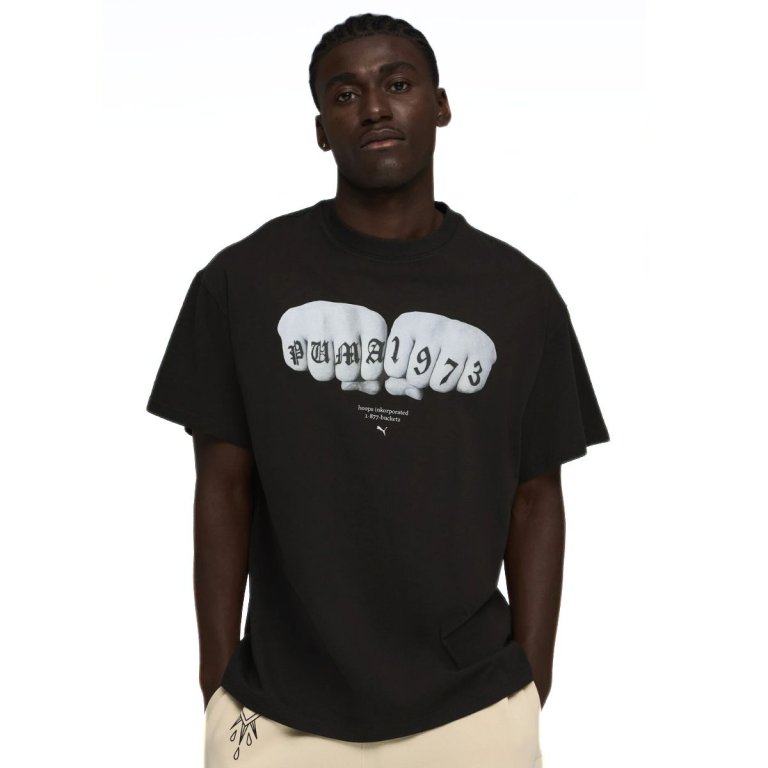 Футболка Puma Swish N Ink Tee M - чорна