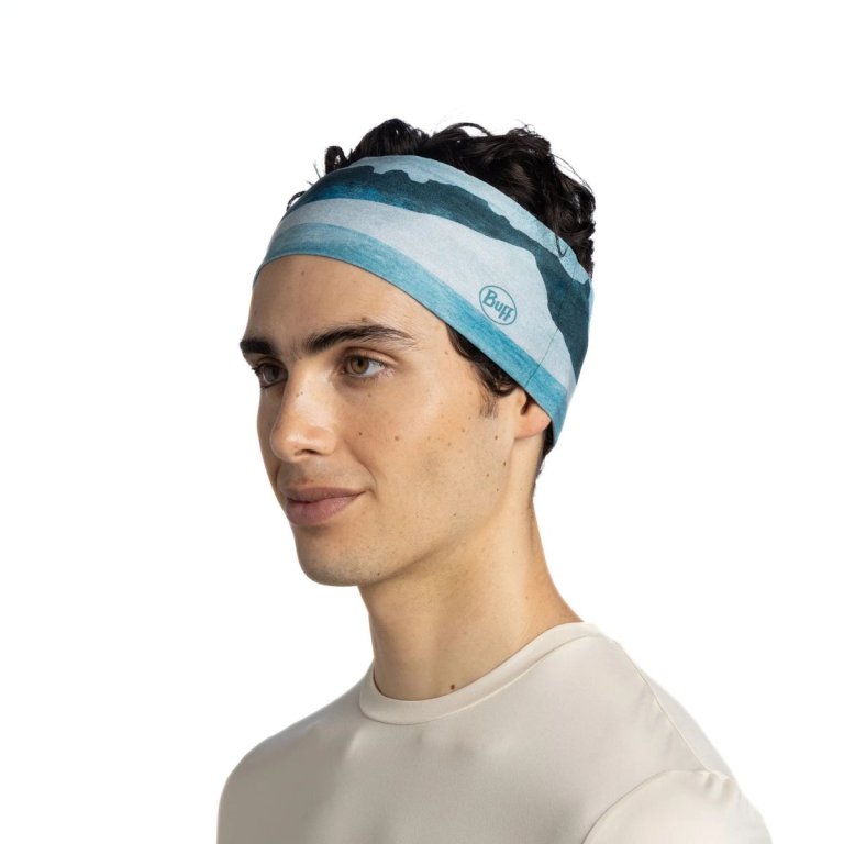 Широка пов'язка Buff CoolNet UV® - синя