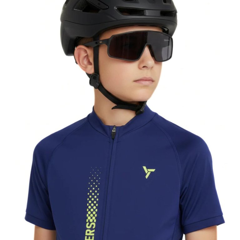 Cyklistický dres Silvini Mazzani CD2432 J - modrý