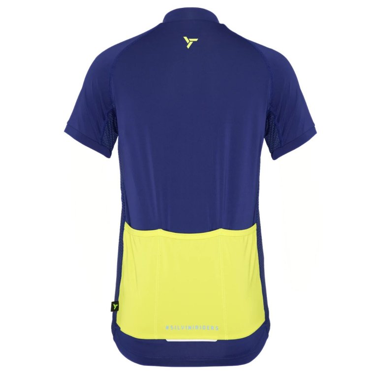 Cyklistický dres Silvini Mazzani CD2432 J - modrý