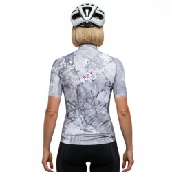 Cyklistický dres Silvini Calnia WD2412 W - šedý/čierny