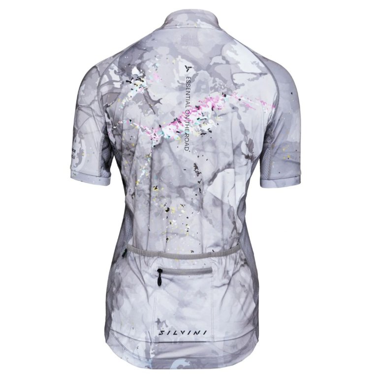 Cyklistický dres Silvini Calnia WD2412 W - šedý/čierny