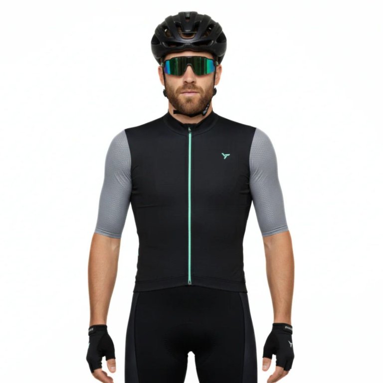 Cyklistický dres Silvini Auronzo MD2624 M - čierno-modrý