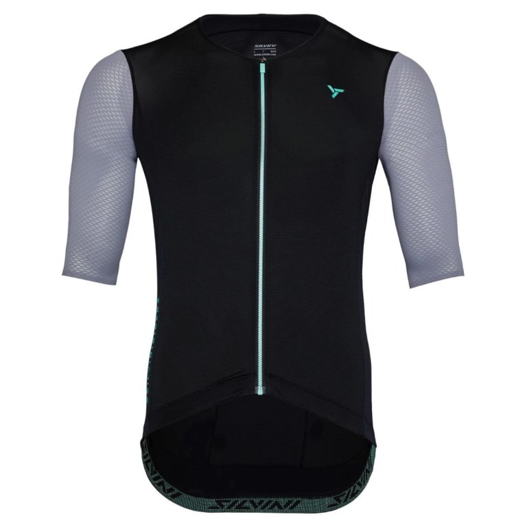 Cyklistický dres Silvini Auronzo MD2624 M - čierno-modrý