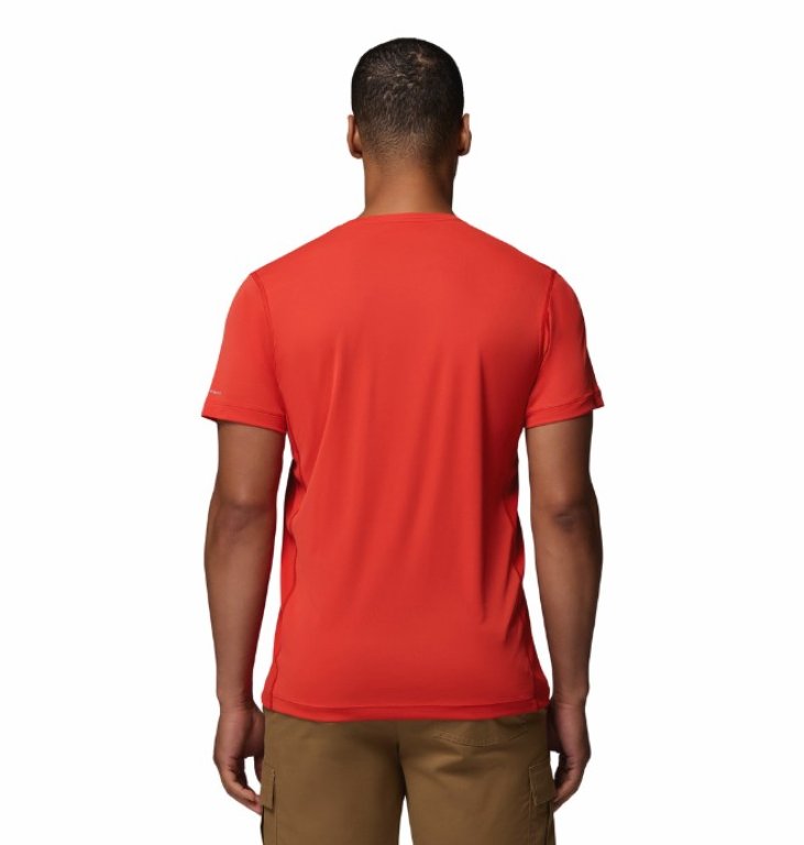 Футболка Columbia Zero Rules™ Light SS Crew M - червона