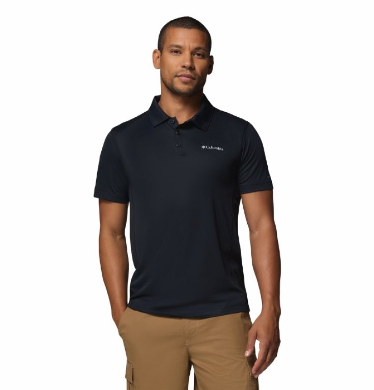 Футболка Columbia Zero Rules™ Light Polo M - чорна