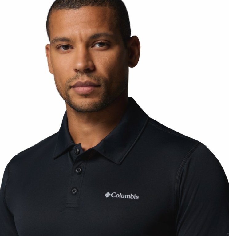 Футболка Columbia Zero Rules™ Light Polo M - чорна