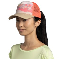 Кепка Buff Trucker - помаранчево/бежева