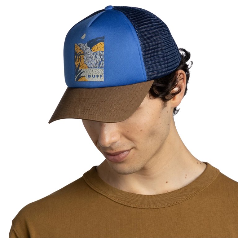 Кепка Buff Trucker - синьо/коричнево