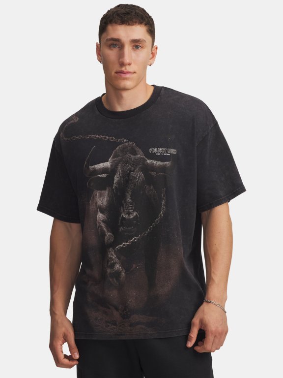 Футболка Under Armour Project Rock Washed HWT Man black