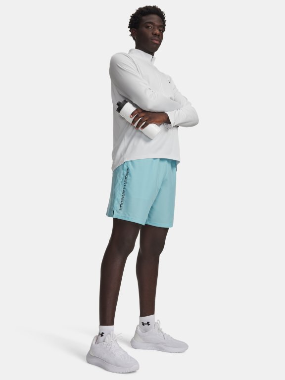 Under Armour Tech Woven Wordmark Short Man Blue