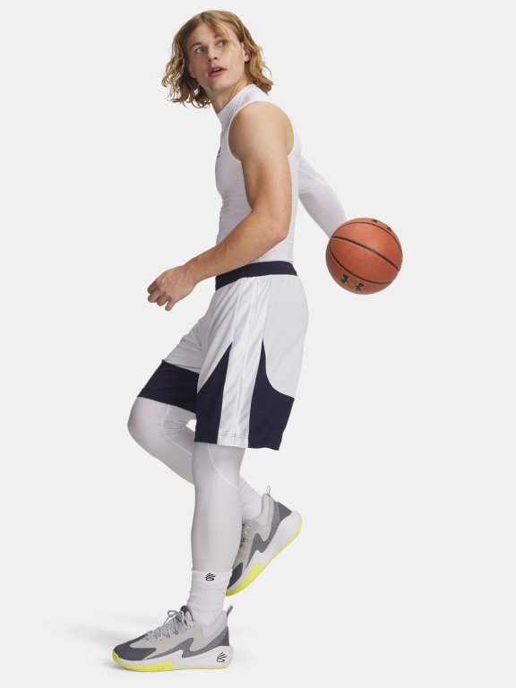 Kraťasy Under Armour Hoops Splash Short Man Grey