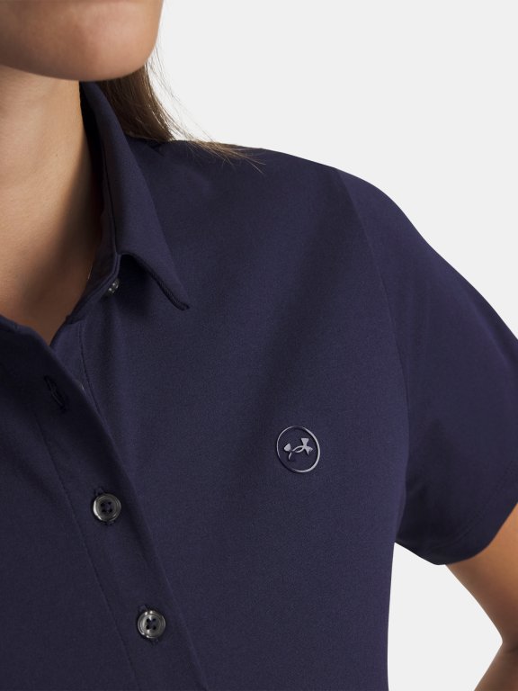 Футболка Under Armour ArmourDry SS Polo Wmn Blue
