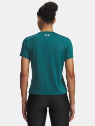 Футболка Under Armour Tech WM Tape SS Wmn gray green