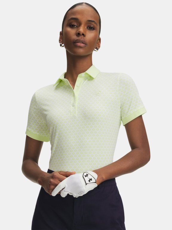 Футболка Under Armour ArmourDry Printed Polo Wmn gray green
