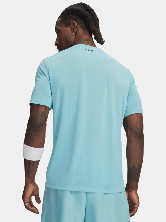 Футболка Under Armour Tech Play з коротким рукавом чоловіча синя