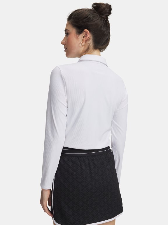Under Armour Drive Chill LS Polo Wmn white